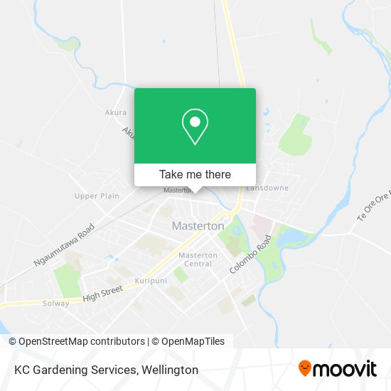 KC Gardening Services map