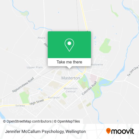 Jennifer McCallum Psychology map