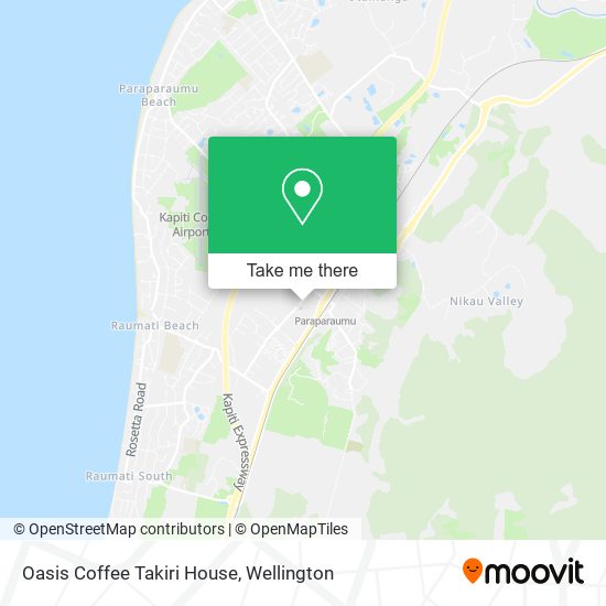 Oasis Coffee Takiri House map