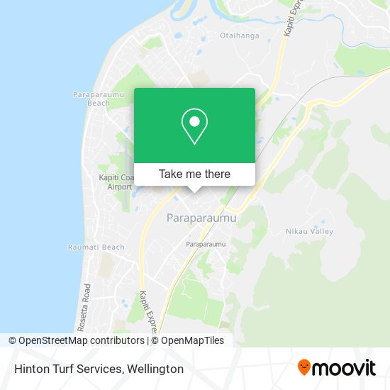 Hinton Turf Services map