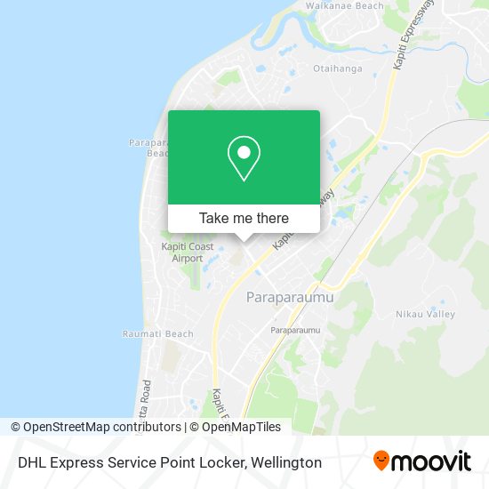 DHL Express Service Point Locker map