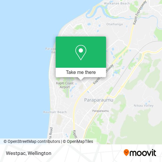 Westpac map