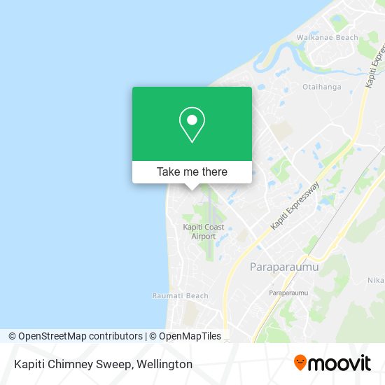 Kapiti Chimney Sweep map