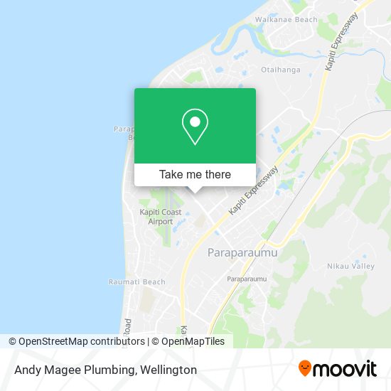 Andy Magee Plumbing map