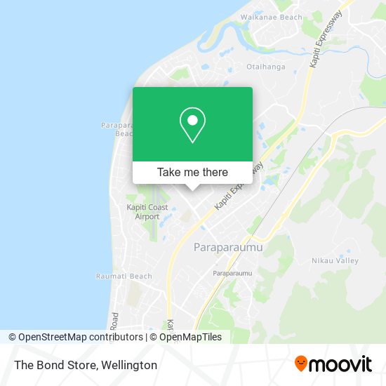 The Bond Store map