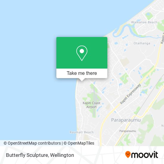 Butterfly Sculpture map