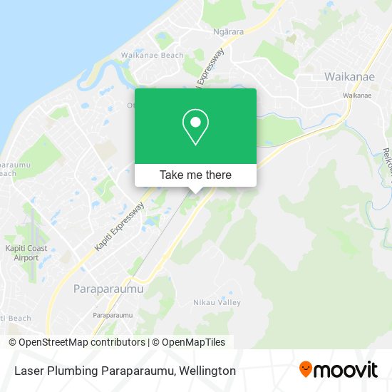 Laser Plumbing Paraparaumu map