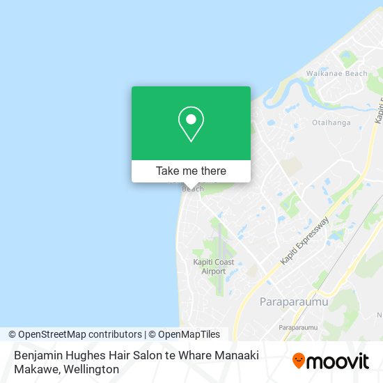 Benjamin Hughes Hair Salon te Whare Manaaki Makawe map