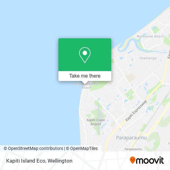 Kapiti Island Eco map