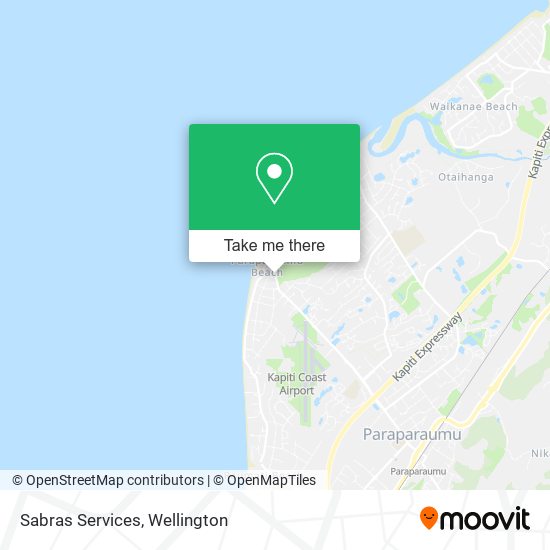 Sabras Services map
