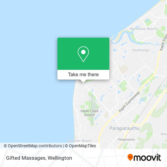 Gifted Massages map