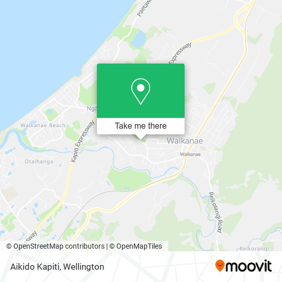 Aikido Kapiti map