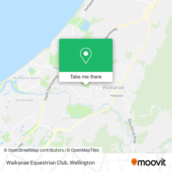 Waikanae Equestrian Club map