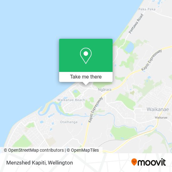 Menzshed Kapiti map
