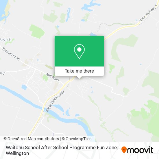 Waitohu School After School Programme Fun Zone map