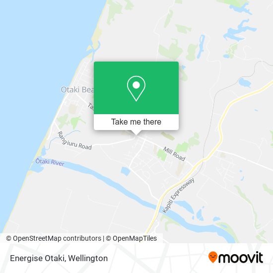 Energise Otaki map