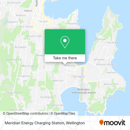 Meridian Energy Charging Station map