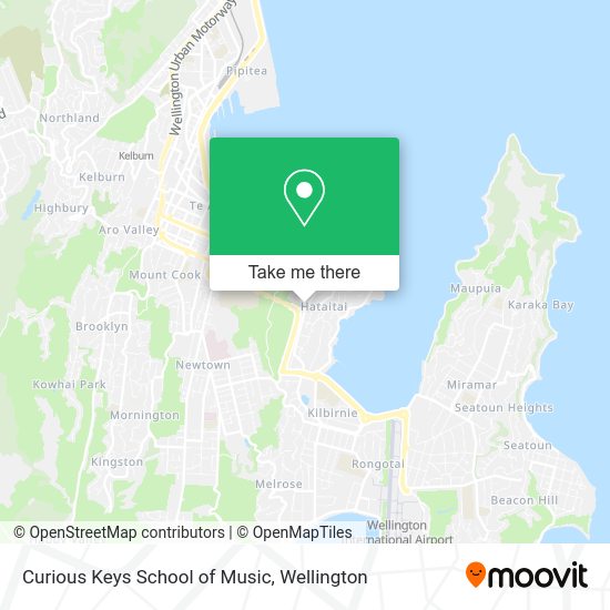 How to get to Curious Keys School of Music in Hataitai North by bus