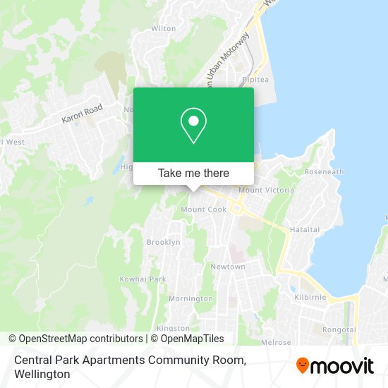 Central Park Apartments Community Room map