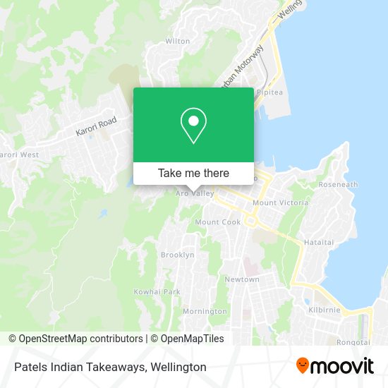 Patels Indian Takeaways map