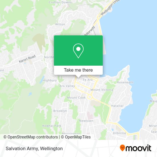 Salvation Army map
