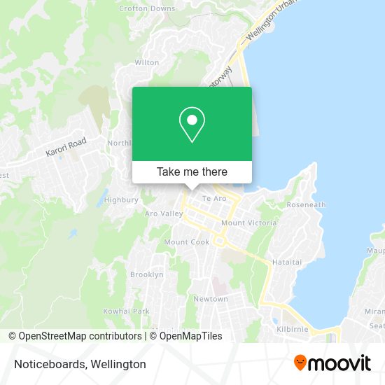 Noticeboards map
