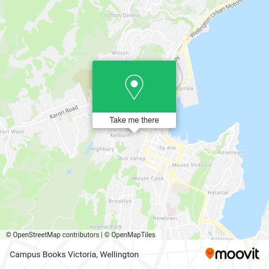 Campus Books Victoria map