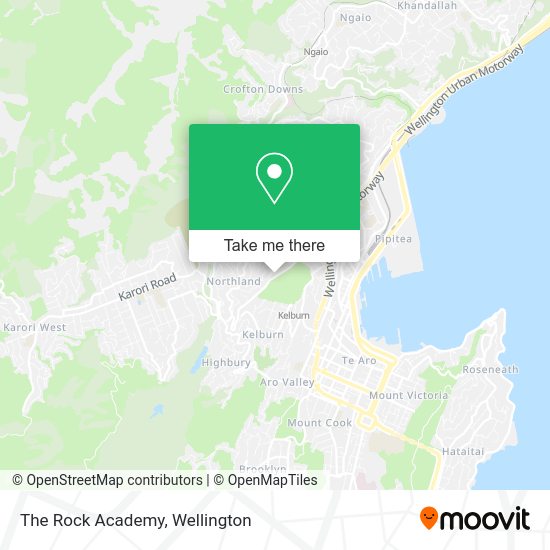 The Rock Academy map