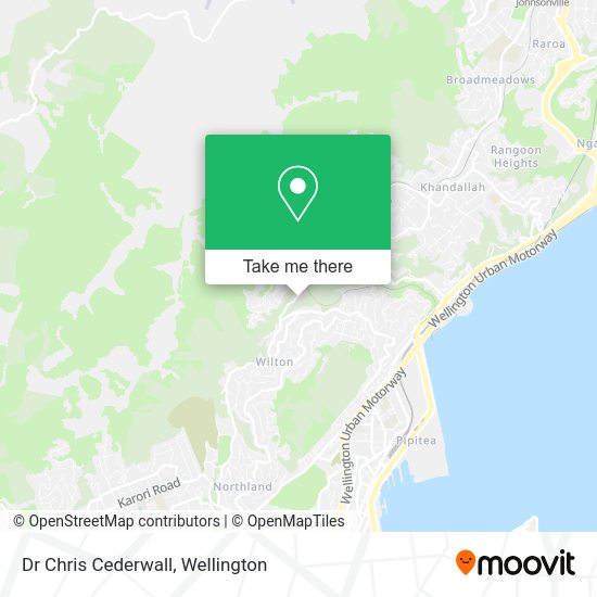Dr Chris Cederwall map