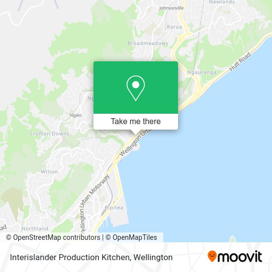 Interislander Production Kitchen map