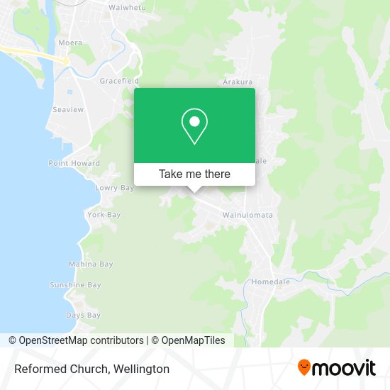 Reformed Church map