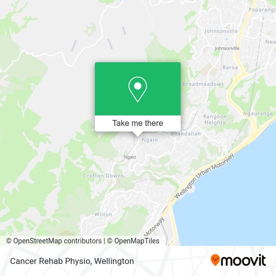 Cancer Rehab Physio map