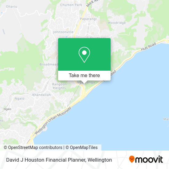 David J Houston Financial Planner map
