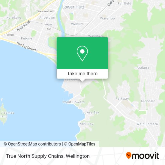 True North Supply Chains map