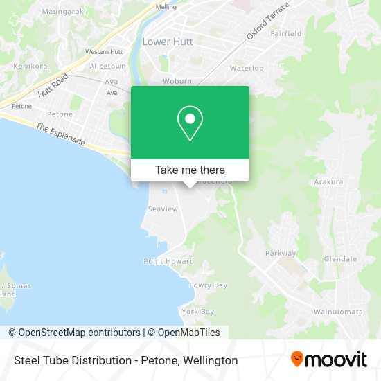 Steel Tube Distribution - Petone map