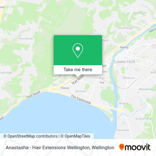 Anastasha - Hair Extensions Wellington map