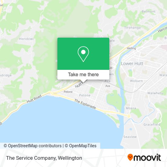 The Service Company map
