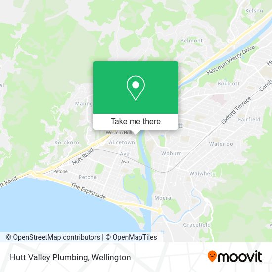 Hutt Valley Plumbing map