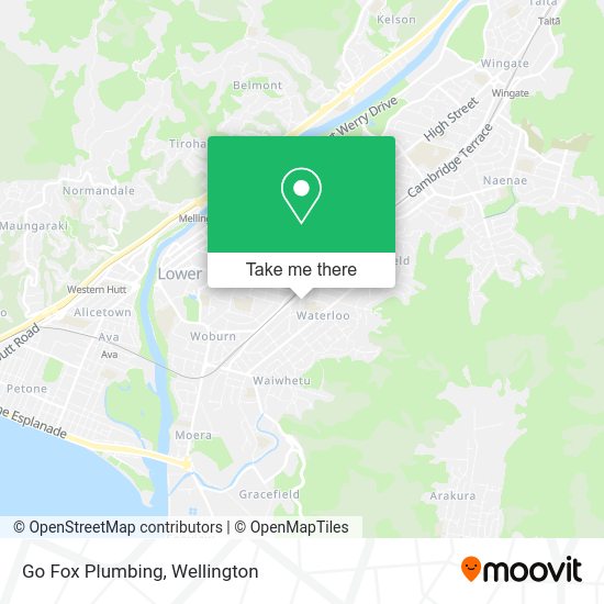 Go Fox Plumbing map