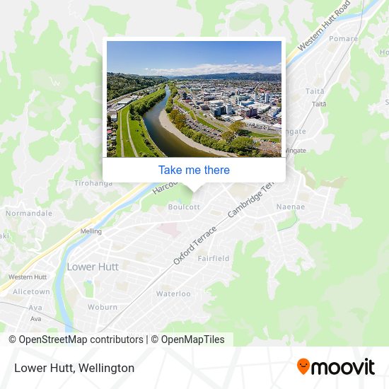 Lower Hutt map