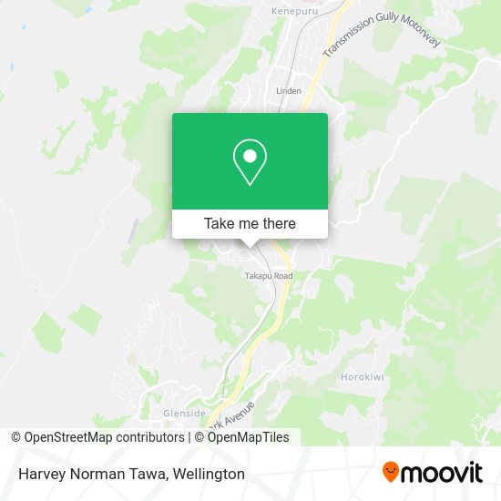 Harvey Norman Tawa map