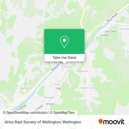 Ahlul Bayt Society of Wellington map