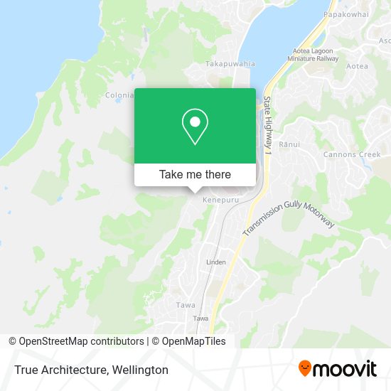 True Architecture map