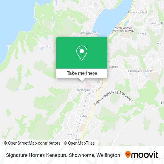 Signature Homes Kenepuru Showhome map