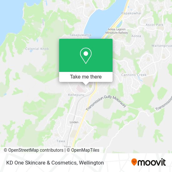 KD One Skincare & Cosmetics map