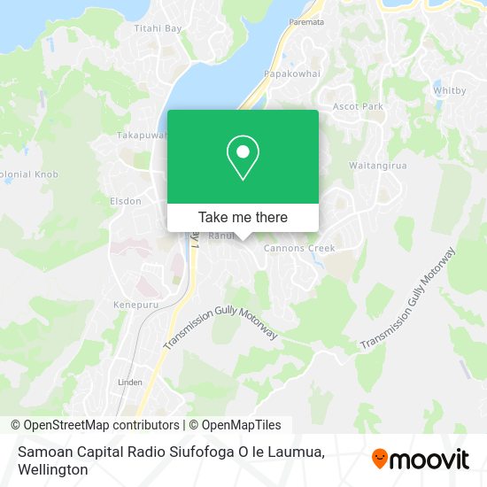 Samoan Capital Radio Siufofoga O le Laumua map