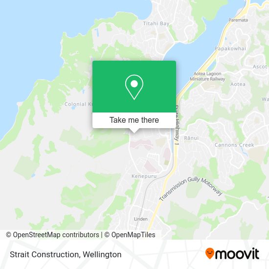 Strait Construction map