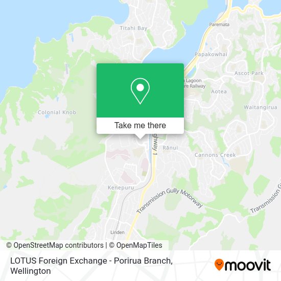 LOTUS Foreign Exchange - Porirua Branch map