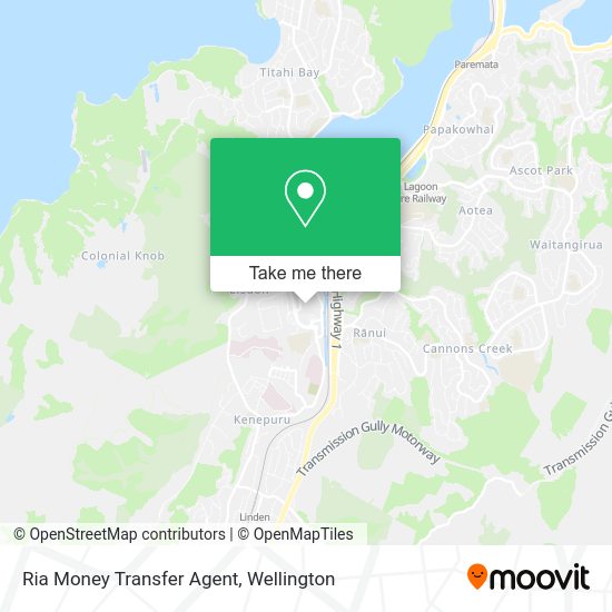 Ria Money Transfer Agent map