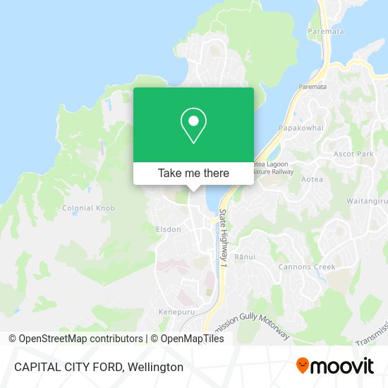 CAPITAL CITY FORD map
